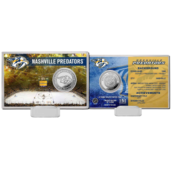 Nashville Predators monede de colecție History Silver Coin Card Limited Edition od 5000