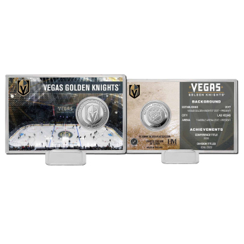 Vegas Golden Knights monede de colecție History Silver Coin Card Limited Edition od 5000