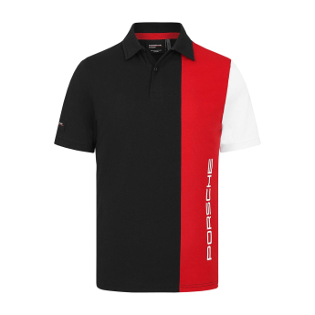 Porsche Motorsport tricou polo Stripe black/red/white F1 Team 2024