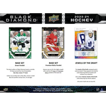 NHL cutii Cărți de hochei NHL 2023-24 Upper Deck Black Diamond Hockey Hobby Box