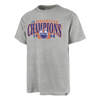 Edmonton Oilers tricou de bărbați Champions Backer 47 ECHO Tee grey