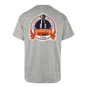 Edmonton Oilers tricou de bărbați Champions Backer 47 ECHO Tee grey