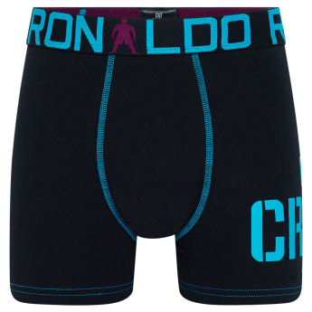 Cristiano Ronaldo boxeri de copii 2pack CR7 black-siluet