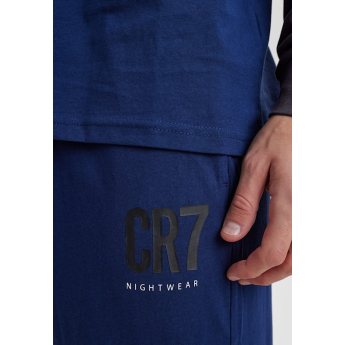 Cristiano Ronaldo pijamale de bărbați CR7 Long navy