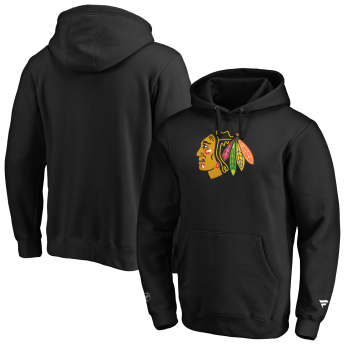 Chicago Blackhawks hanorac de bărbați cu glugă mid essentials crest graphic hoodie black