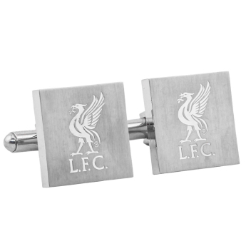 FC Liverpool butoni Stainless Steel Square Cufflinks