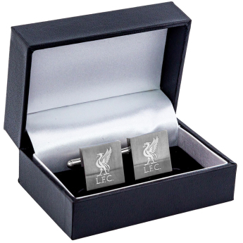 FC Liverpool butoni Stainless Steel Square Cufflinks