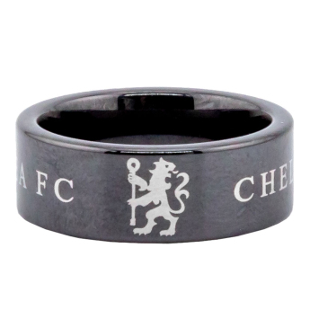 FC Chelsea inel Black Ceramic Ring Small