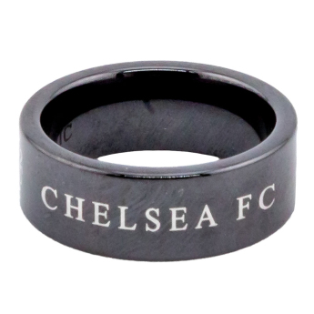 FC Chelsea inel Black Ceramic Ring Large