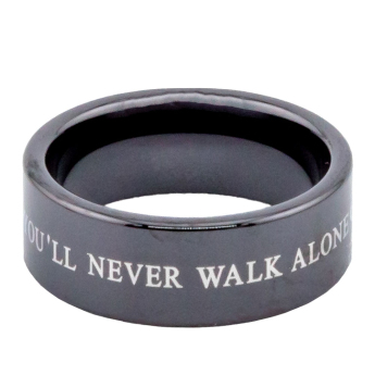 FC Liverpool inel Black Ceramic Ring Small