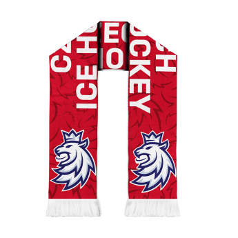 Echipa națională de hochei eșarfă de iarnă red Czech Ice Hockey pattern
