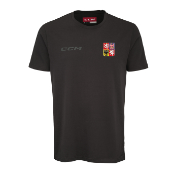 Echipa națională de hochei tricou de bărbați Czech Republic CCM Core logo Black