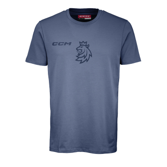 Echipa națională de hochei tricou de bărbați Czech republic CCM Core Lev Vinyl Blue