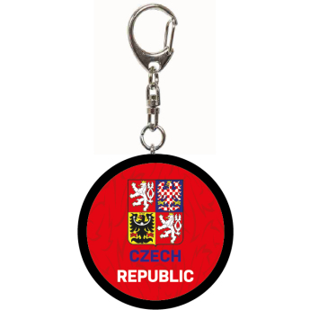 Echipa națională de hochei breloc Czech Republic minipuk logo red