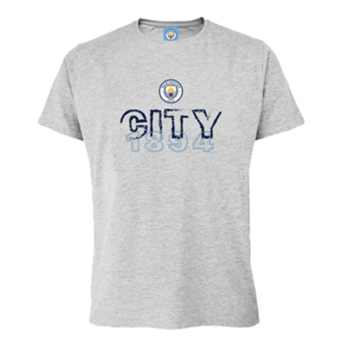 Manchester City tricou de bărbați No3 Tee grey
