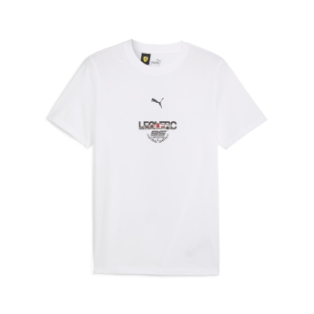 Ferrari tricou de bărbați Driver Leclerc 16 white F1 Team 2024