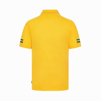 Ayrton Senna tricou polo Stripe yellow 2024
