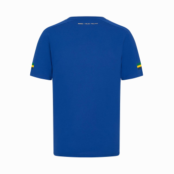 Ayrton Senna tricou de bărbați Stripe blue 2024