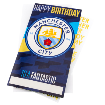 Manchester City felicitări Personalised Birthday Card