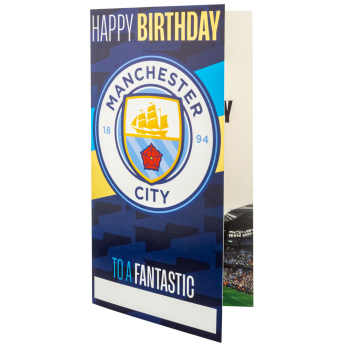 Manchester City felicitări Personalised Birthday Card