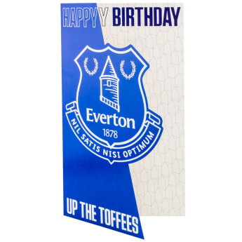 FC Everton felicitări Crest Birthday Card