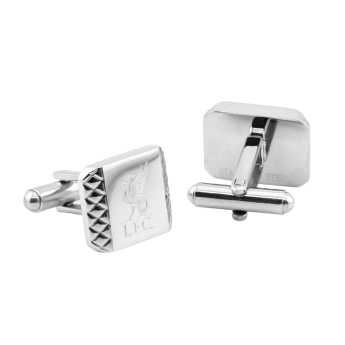 FC Liverpool butoni Stainless Steel Patterned Cufflinks