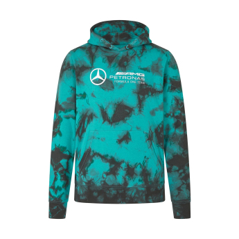 Mercedes AMG Petronas hanorac de bărbați cu glugă Tie Dye F1 Team 2024