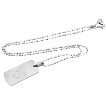 FC Arsenal etichetă de câine pe gât Slim Dog Tag & Chain