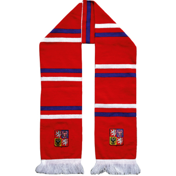 Echipa națională de hochei eșarfă de iarnă Czech Republic logo printed - red