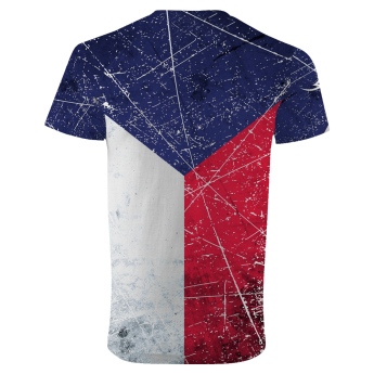 Echipa națională de hochei tricou de bărbați Czech Ice Hockey sub logo lion