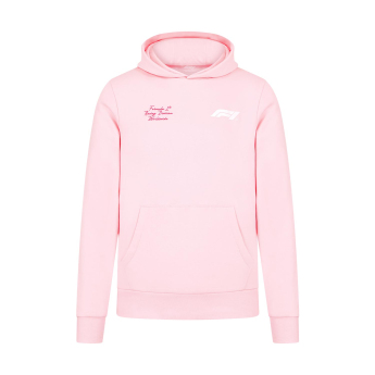 Formula 1 hanorac de bărbați cu glugă RDW Hoody Primrose Pink F1 2024