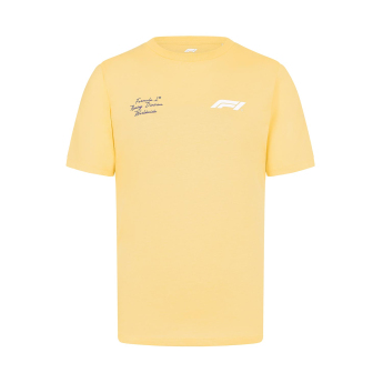 Formula 1 tricou de bărbați RDW Pale Banana F1 2024