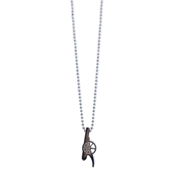 FC Arsenal lănțișor de gât cu pandantiv Stainless Steel Cannon Pendant & Chain