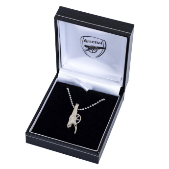 FC Arsenal lănțișor de gât cu pandantiv Stainless Steel Cannon Pendant & Chain