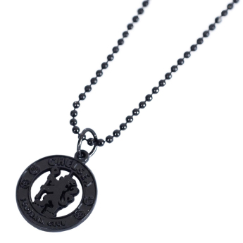 FC Chelsea colier Black Plated Pendant & Chain