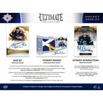 NHL cutii Cărți de hochei NHL 2022-23 Upper Deck Ultimate Hobby Box