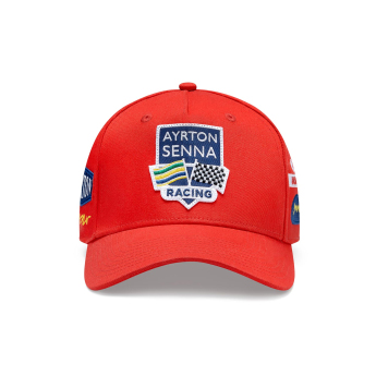 Ayrton Senna șapcă de baseball Legacy Patchwork red 2024