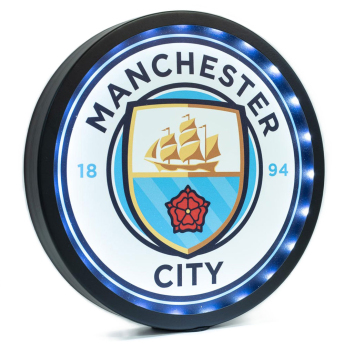 Manchester City logo pe perete Metal LED Logo Sign