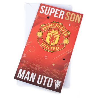 Manchester United urări pentru ziua de naștere Super Son Birthday Card