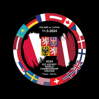 Echipa națională de hochei puc Ice Hockey World Championship Czechia MS 2024 Dueling 11.5.2024 Poland vs. Latvia
