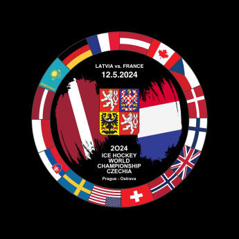 Echipa națională de hochei puc Ice Hockey World Championship Czechia MS 2024 Dueling 12.5.2024 Latvia vs. France