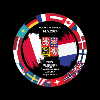 Echipa națională de hochei puc Ice Hockey World Championship Czechia MS 2024 Dueling 14.5.2024 Poland vs. France