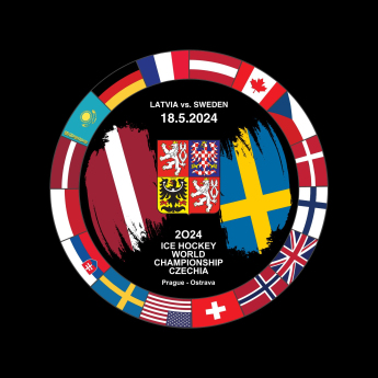 Echipa națională de hochei puc Ice Hockey World Championship Czechia MS 2024 Dueling 18.5.2024 Latvia vs. Sweden