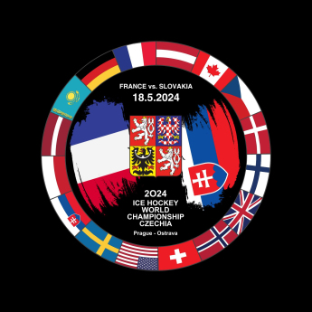 Echipa națională de hochei puc Ice Hockey World Championship Czechia MS 2024 Dueling 18.5.2024 France vs. Slovakia