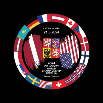 Echipa națională de hochei puc Ice Hockey World Championship Czechia MS 2024 Dueling 21.5.2024 Latvia vs. USA