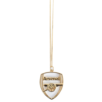 FC Arsenal lănțișor de gât cu pandantiv 18ct Gold Plated on Silver Crest