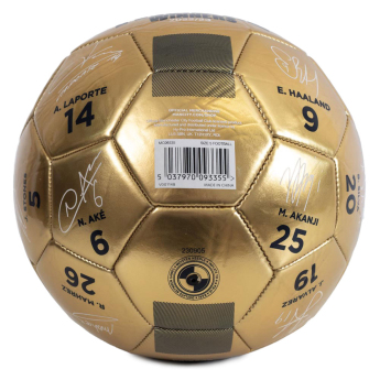 Manchester City balon de fotbal Treble Winners Sig