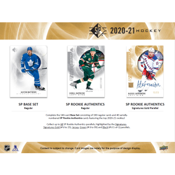 NHL cutii Cărți de hochei NHL 2020-21 Upper Deck SP Blaster Box