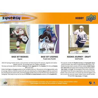 NHL cutii Cărți de hochei NHL 2023-24 Upper Deck Synergy Hobby Box