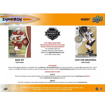 NHL cutii Cărți de hochei NHL 2023-24 Upper Deck Synergy Hobby Box